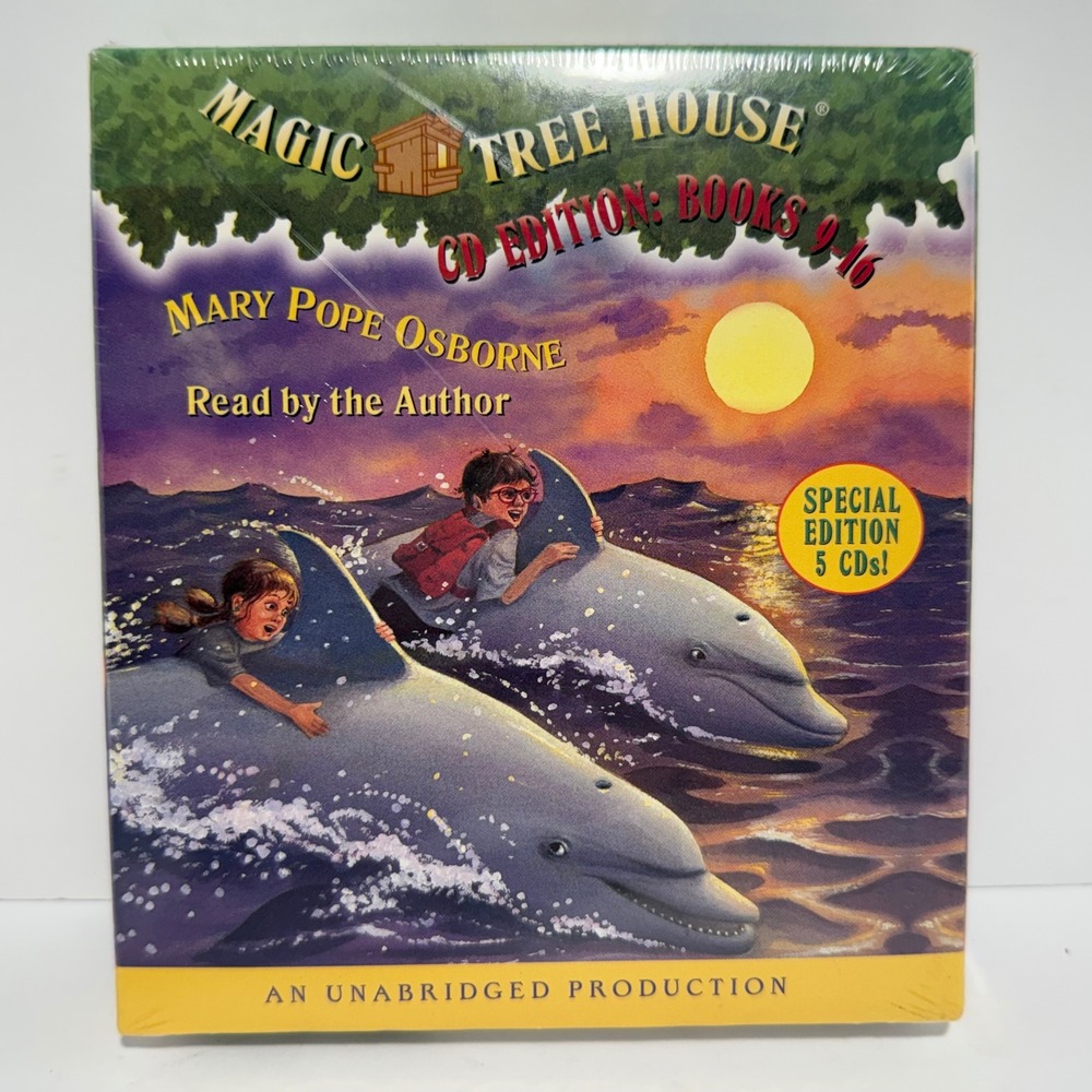 Magic Tree House CD Edition Books 9-16 Mary Pope Osborne 5 CD Box Set New Sealed